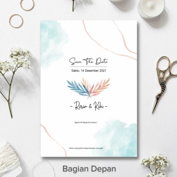 Undangan Wedding Party Warna-warni