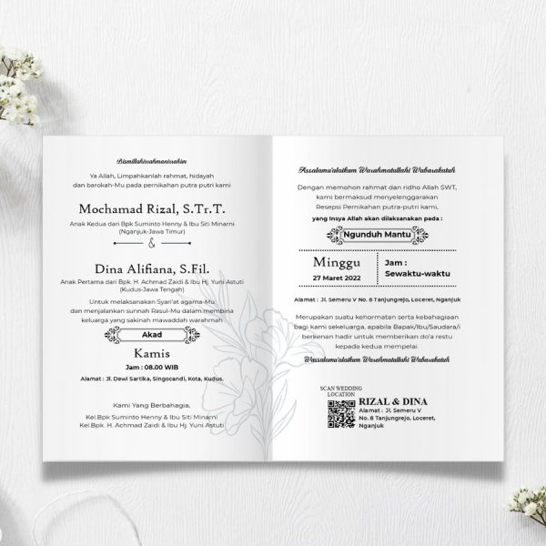 Undangan Nikah Simple Tapi Elegan